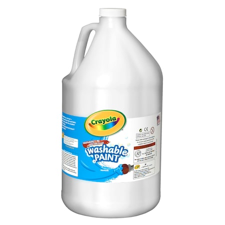 Crayola Washable Paint, White, Gallon BIN542128053